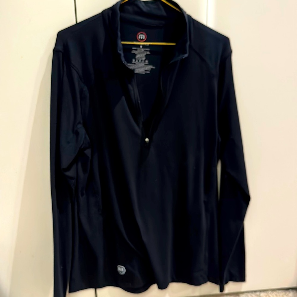 Travis Mathew black 1/4 zip medium